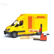 Купить игрушки MB Sprinter фургон DHL с погрузчиком, 02-534 по цене 1 800 руб. от производителя BRUDER, Бренд: BRUDER