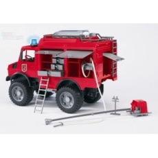 Купить игрушки Пожарная машина с модулем со световыми и звуковыми эффектами, 02-480 по цене 1 356.30 руб. от производителя BRUDER, Бренд: BRUDER