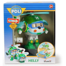 Купить игрушки Robocar Poli трансформер Хэли (12,5 см) + инструменты, с подсветкой, 83096 по цене 1 231 руб. от производителя Silverlit, Бренд: Poli Robocar