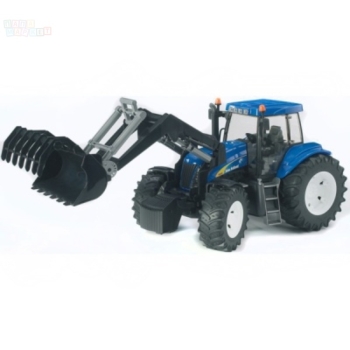 Купить игрушки Трактор New Holland T8040 с погрузчиком, 03-021 по цене 1 810 руб. от производителя BRUDER, Бренд: BRUDER
