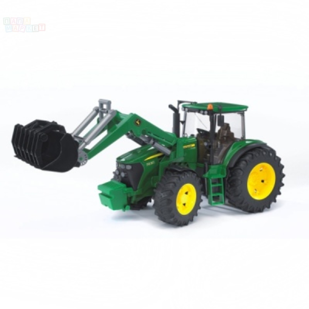 Купить игрушки Трактор John Deere 7930 с погрузчиком, 03-051 по цене 1 900 руб. от производителя BRUDER, Бренд: BRUDER