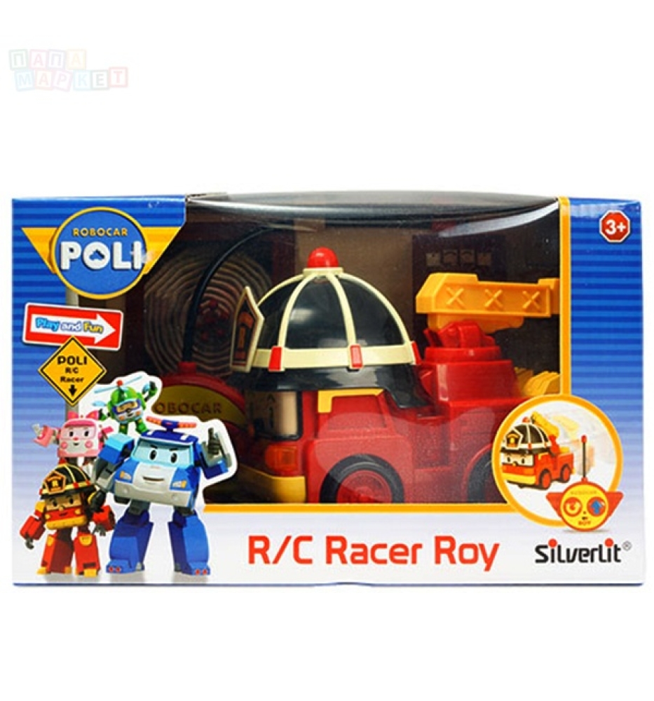 Купить игрушки Рой Robocar Poli машинка на радиоуправлении 15 см, 83186 по цене 3 010 руб. от производителя Silverlit, Бренд: Poli Robocar