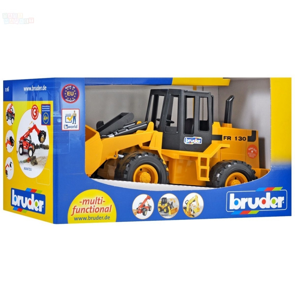 Купить игрушки Бульдозер колесный FR 130, 02-425 по цене 1 890 руб. от производителя BRUDER, Бренд: BRUDER