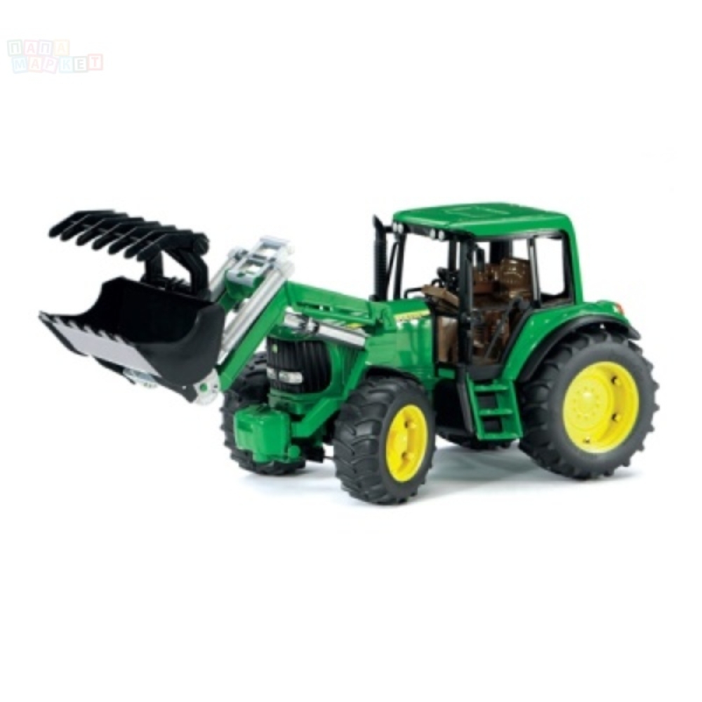 Купить игрушки Трактор John Deere 6920 с погрузчиком, 02-052 по цене 1 555 руб. от производителя BRUDER, Бренд: BRUDER