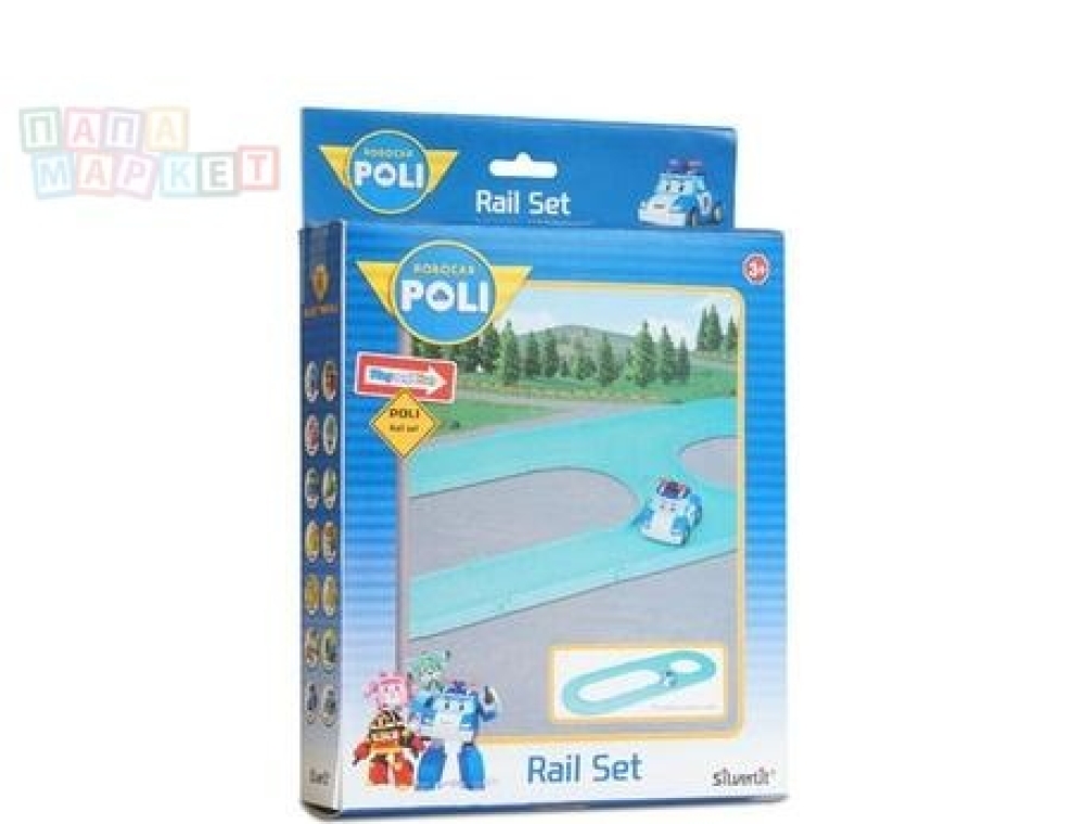 Купить игрушки Гоночный трек для металлических машин Robocar Poli, 83249 по цене 762 руб. от производителя Silverlit, Бренд: Poli Robocar