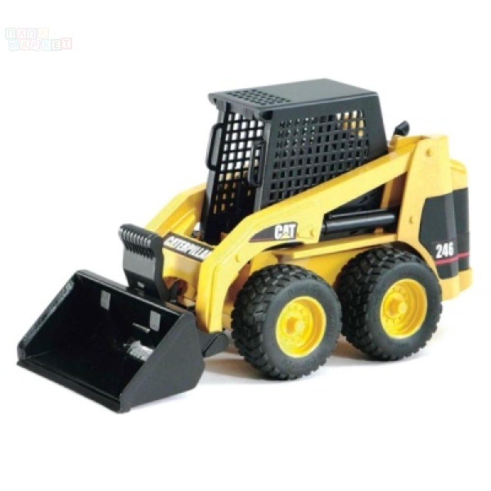 Купить игрушки Мини Погрузчик колёсный CAT с ковшом, 02-431 по цене 720 руб. от производителя BRUDER, Бренд: BRUDER